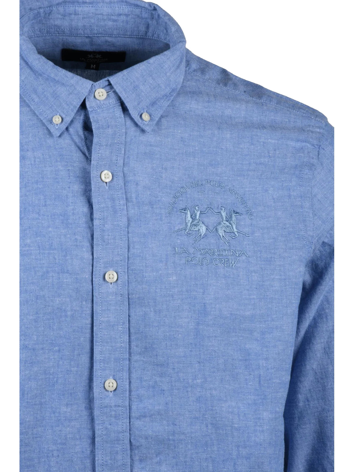 Light Blue Cotton Linen Shirt