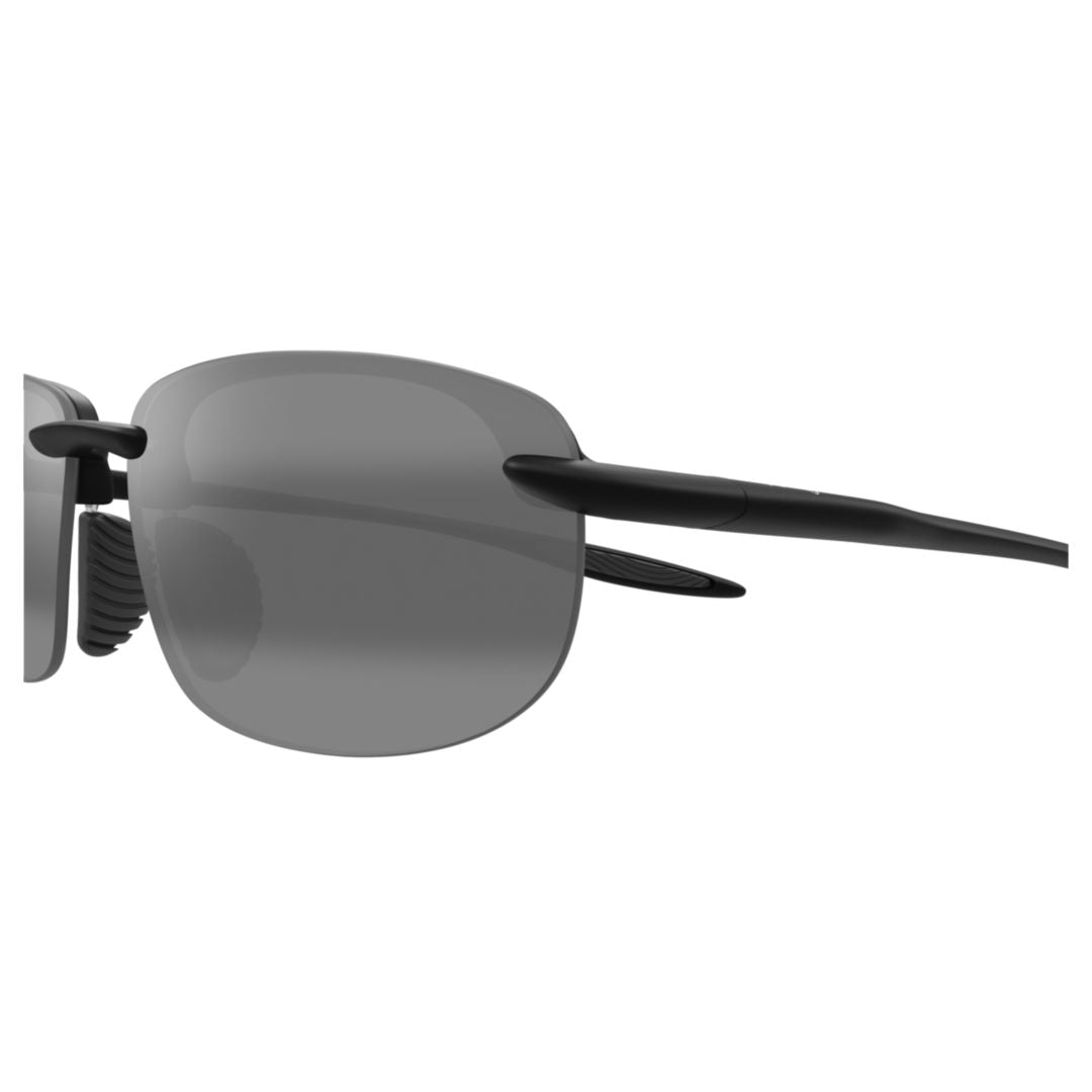 Hookipa Ultra Af Rimless Black Sunglasses with Rectangular Lenses