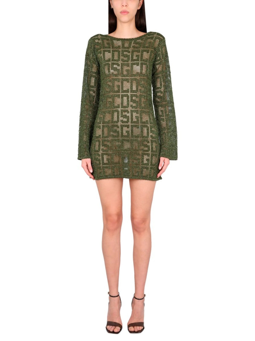 Monogram Macrame Dress