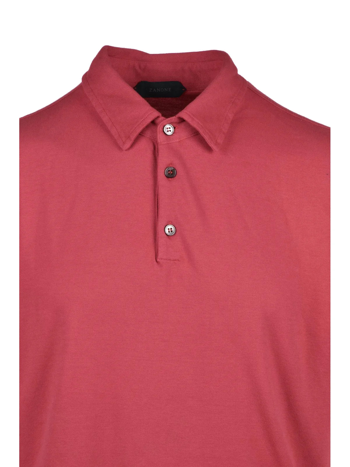 Red Cotton Polo Shirt