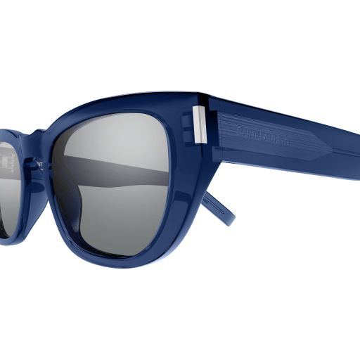 Bold Angular Frame Sunglasses with Glossy Finish