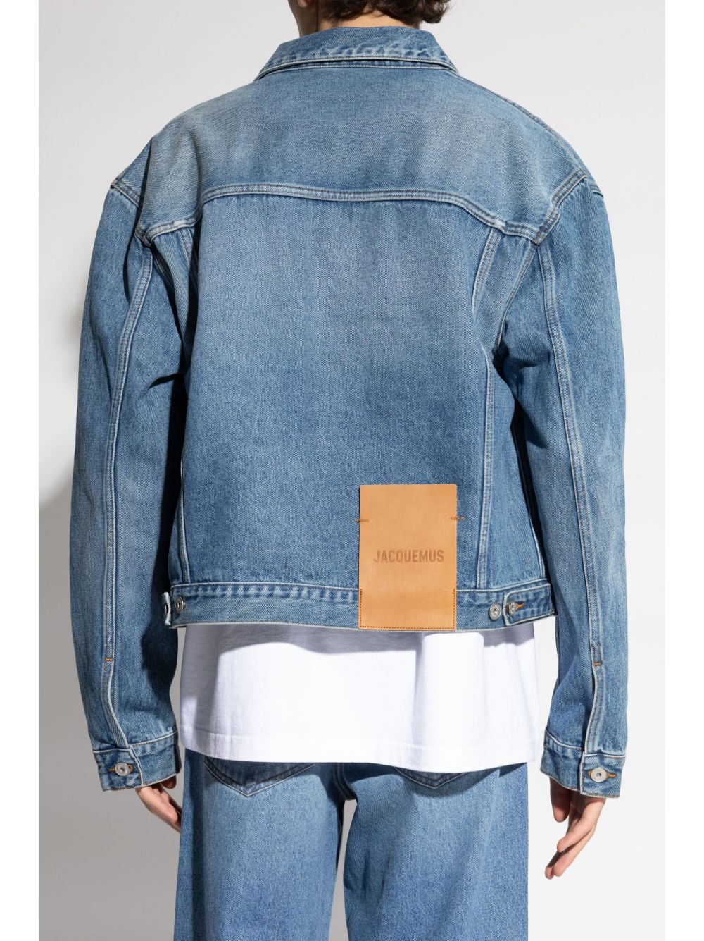 Medium Blue Washed Denim Jacket