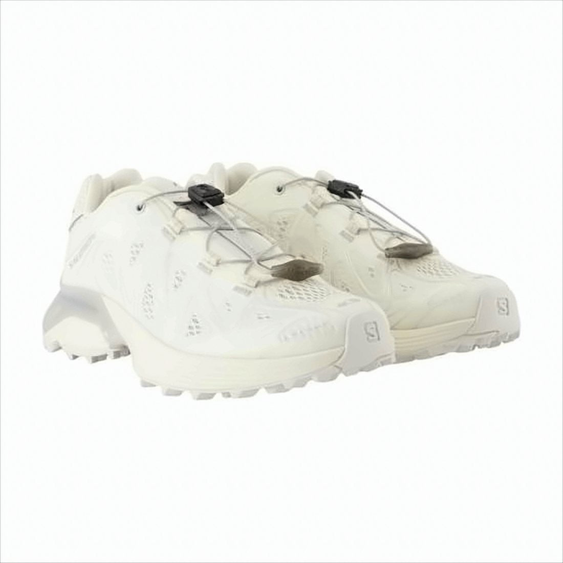 White Sneakers with Breathable Textile Upper