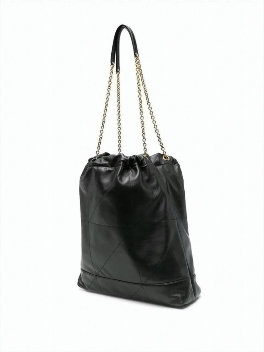 Slouchy Nappa Leather Shoulder Bag