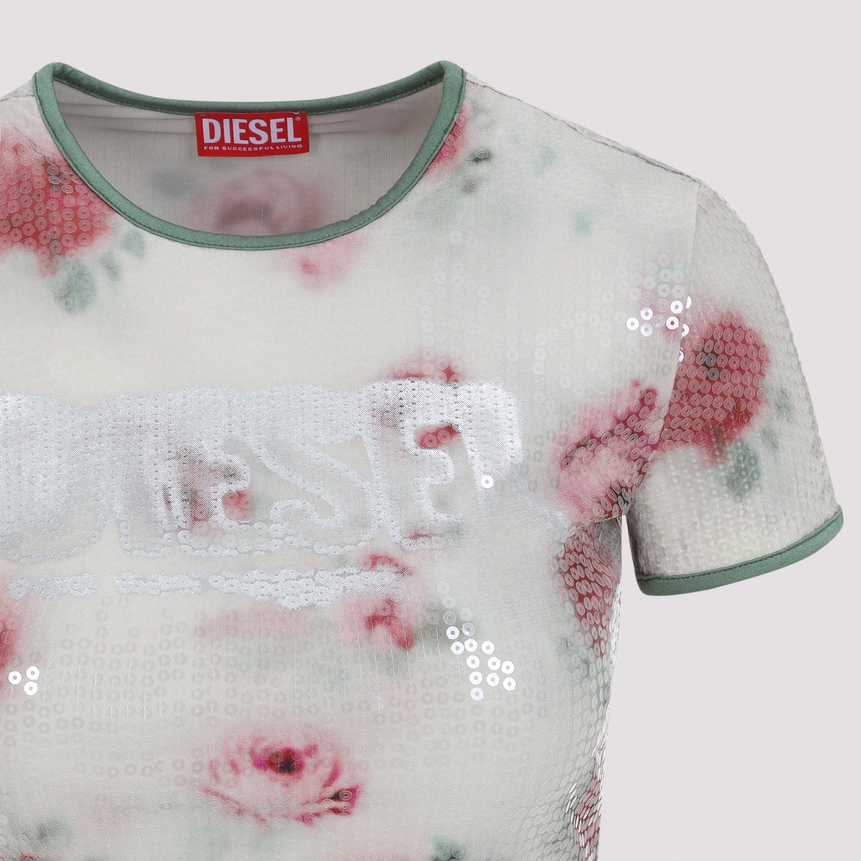 White Polyamide T-Shirt
