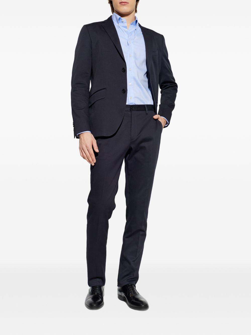 Tailored Blazer with Notch Lapels