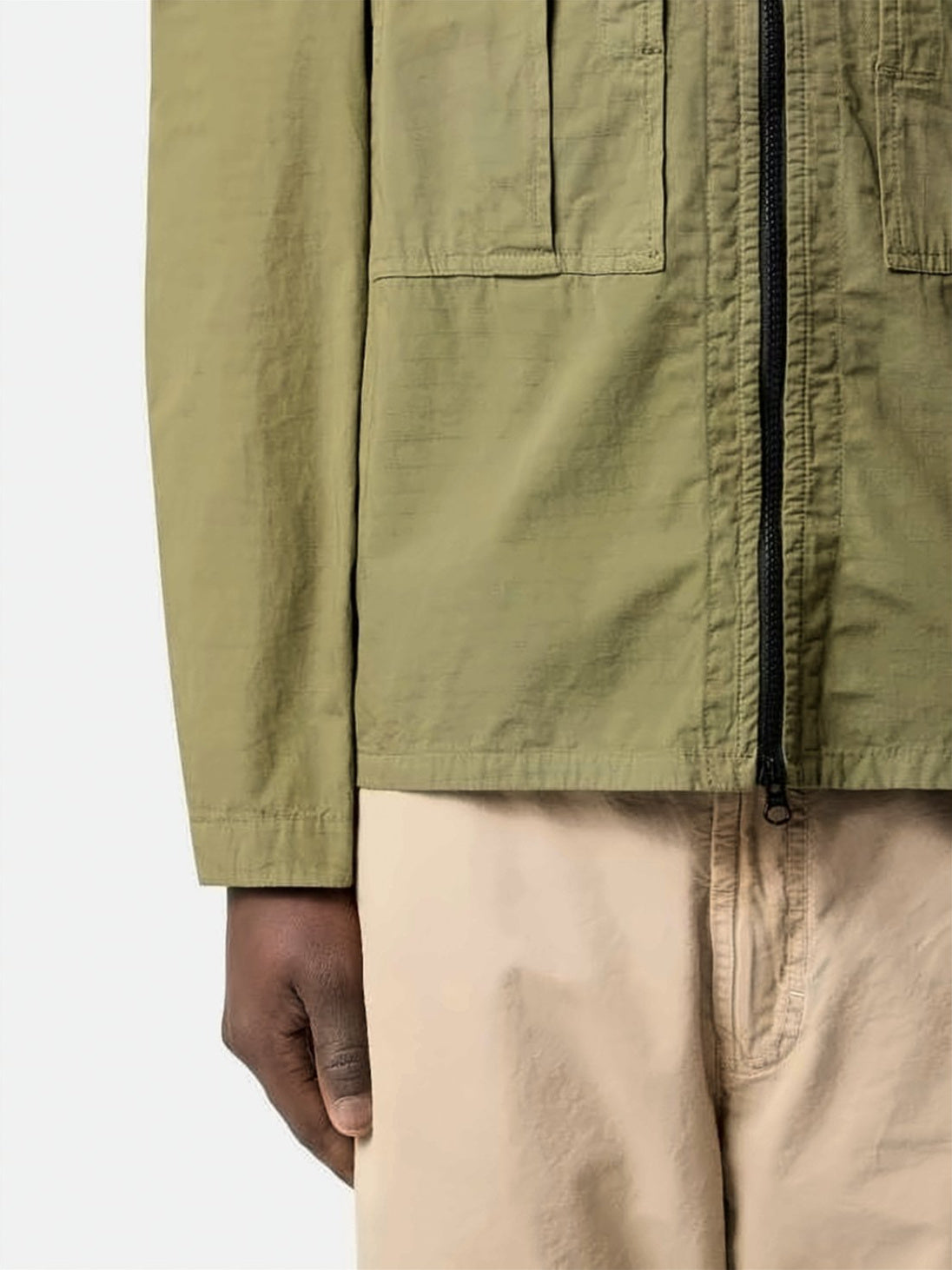 Lightweight Green Cotton Jacket