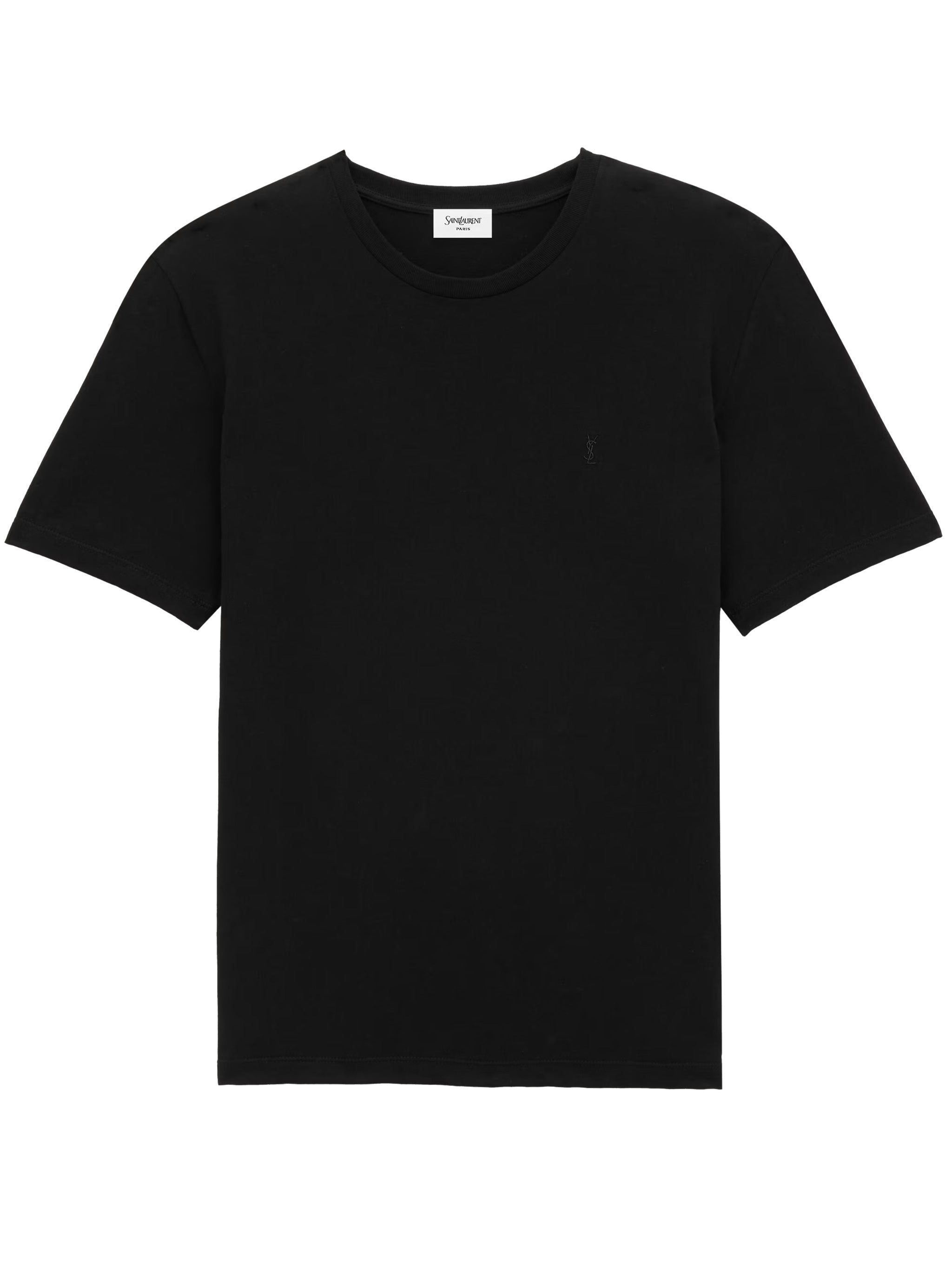 Classic Black Embroidered Logo T-Shirt