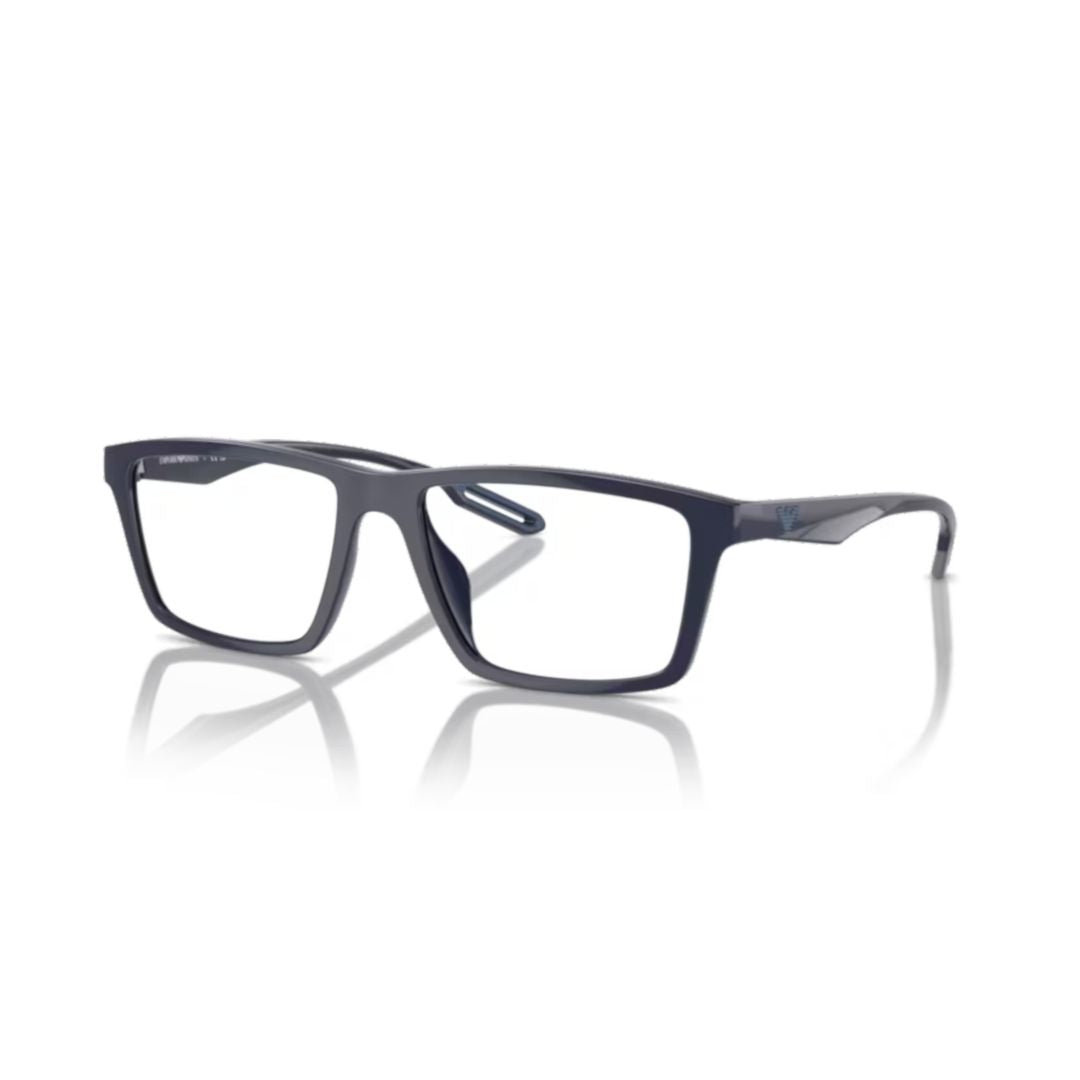 0ea4189u Rectangular Eyeglasses with Interchangeable Lenses and Cut-Out Temples