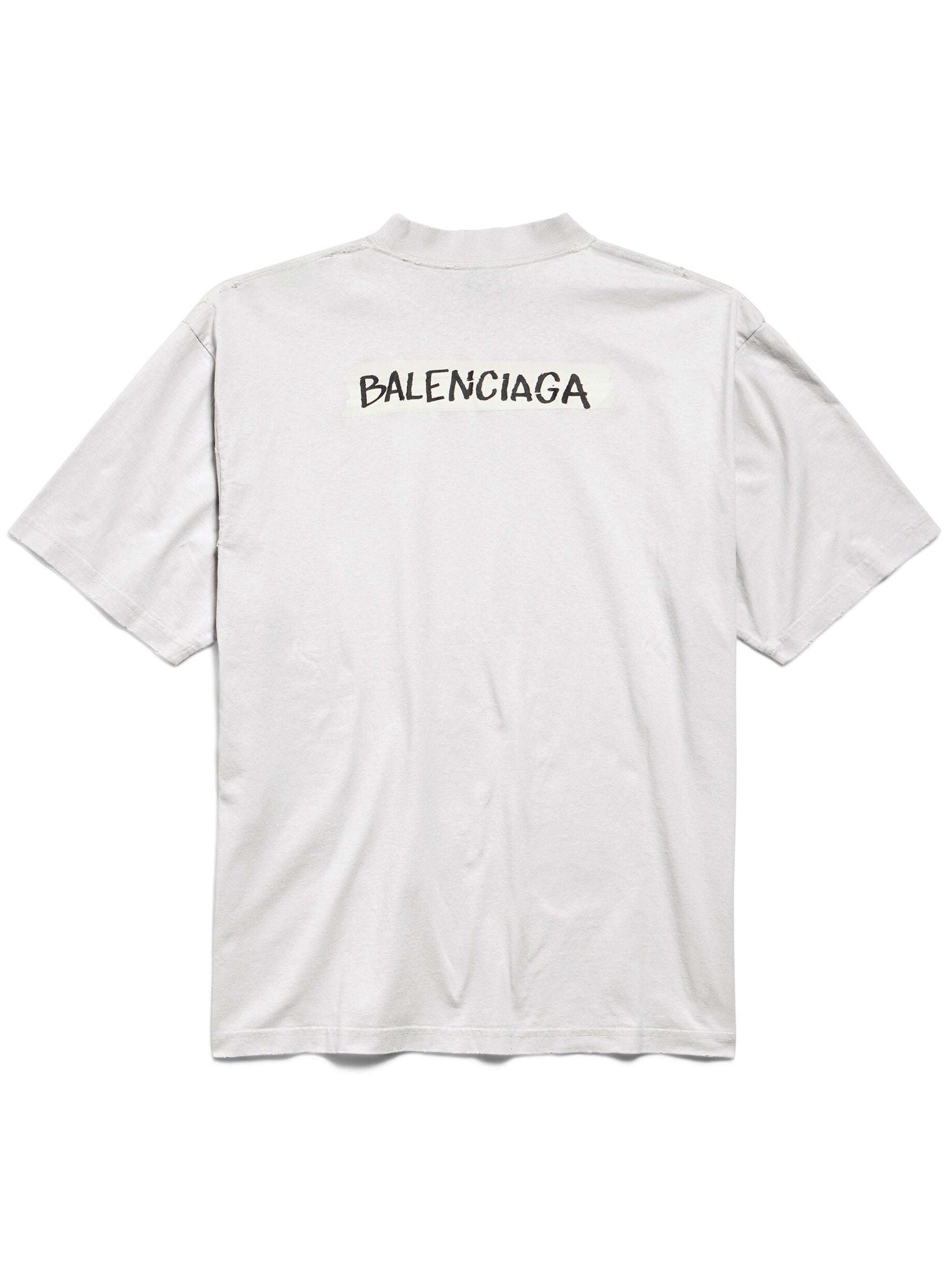 White Medium Fit Logo Cotton T-Shirt