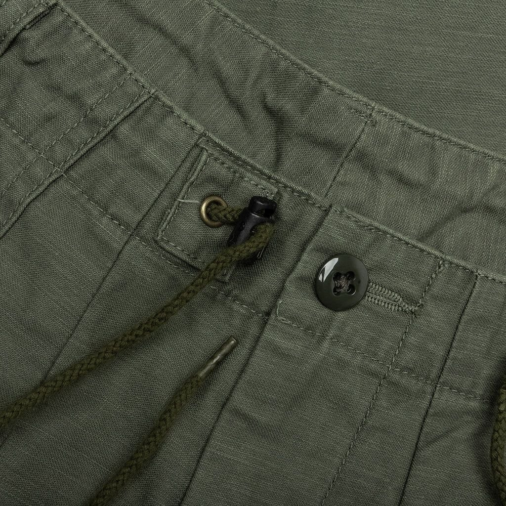 Relaxed Fit Olive Green Chino Pants