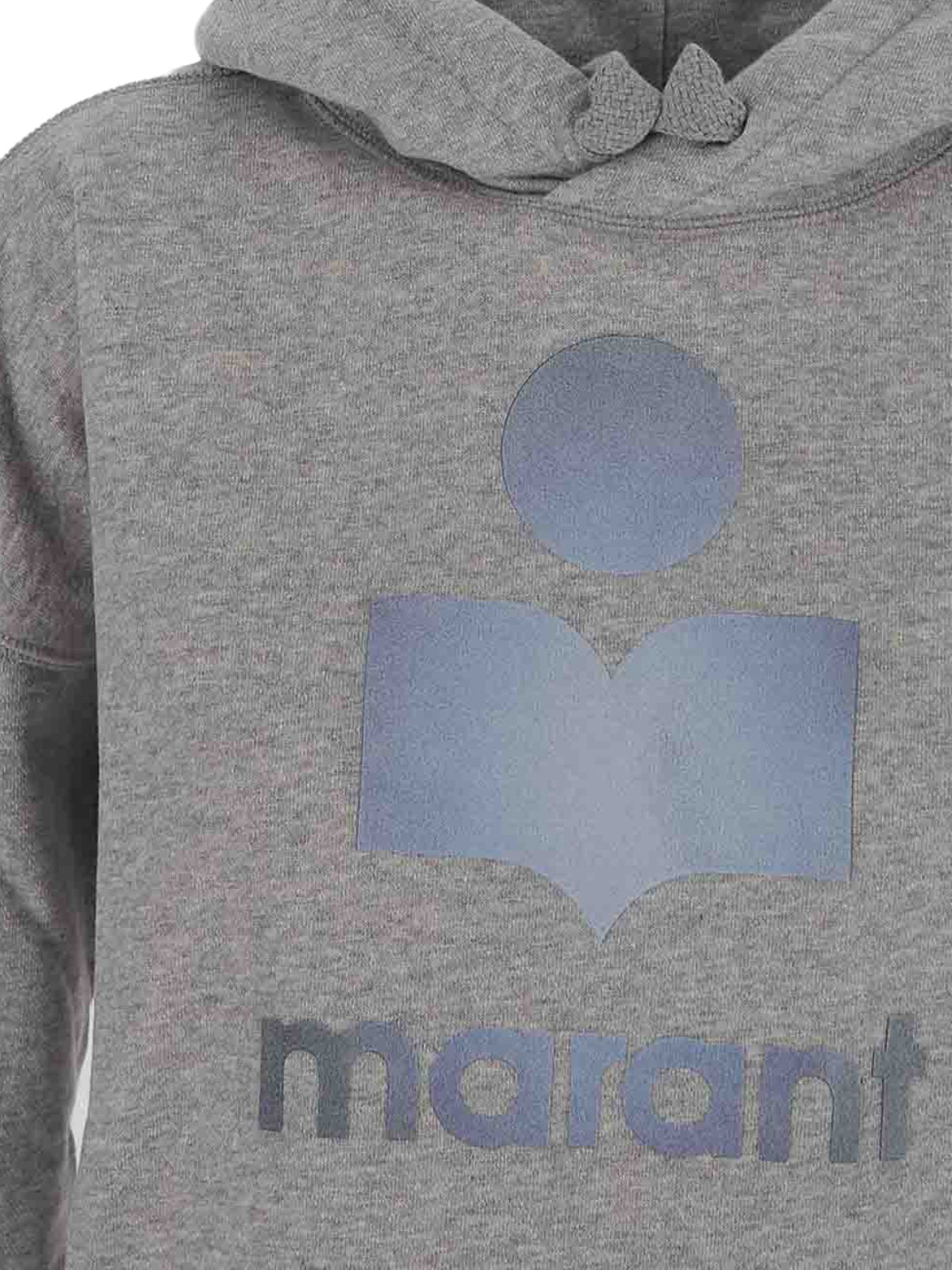 Relaxed Fit Grey Hoodie with Kangaroo Pocket
