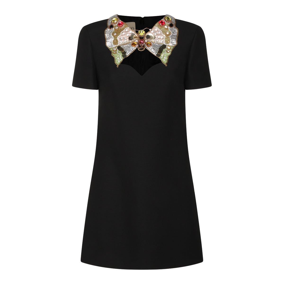 Black Wool Blend Dress