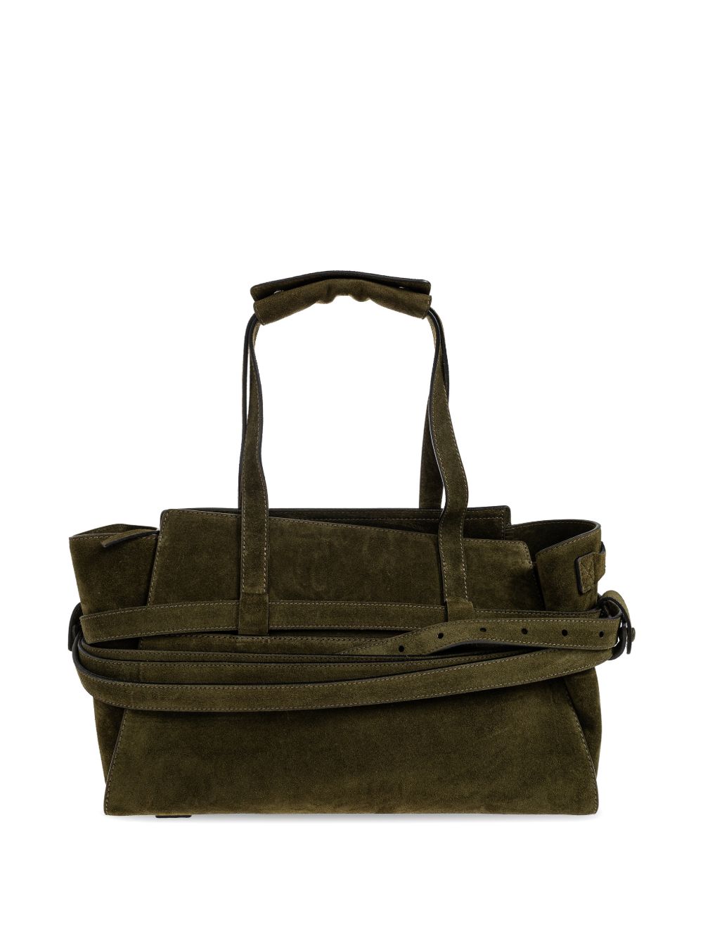 Minimalist Structured Leather Top Handle Bag