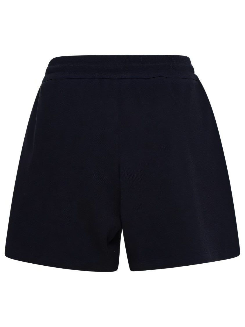 Relaxed-Fit Black Shorts With Textured Finish