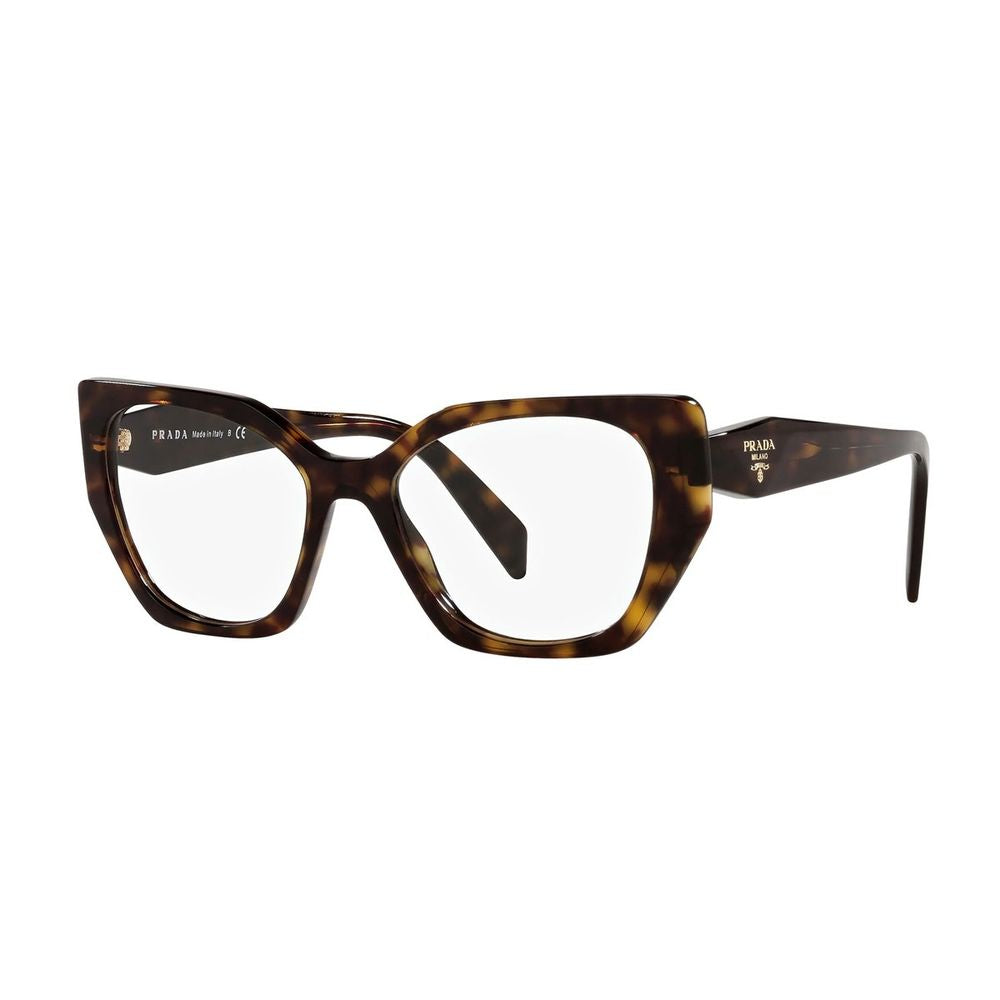 Pr18Wv Havana Acetate Squared Cat-Eye Optical Glasses