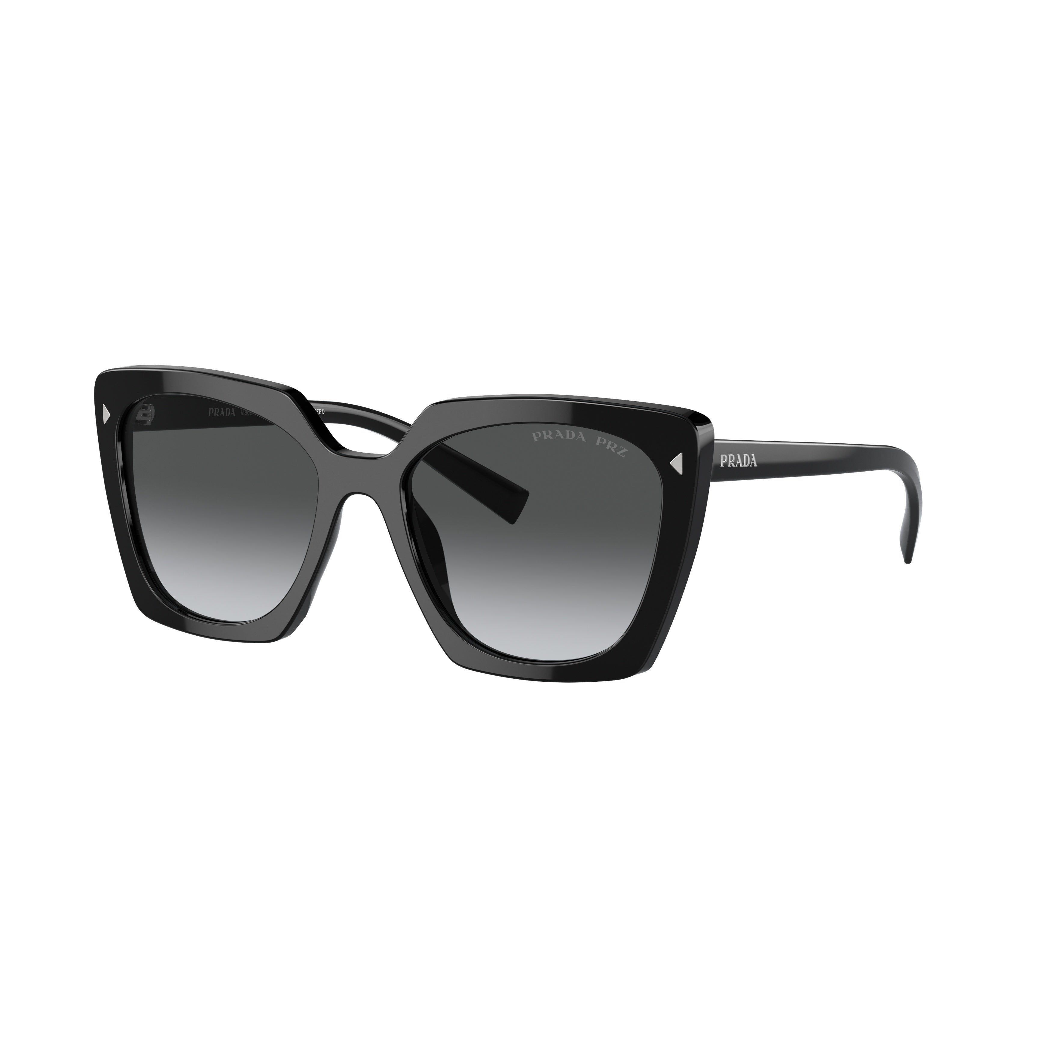 0pr 23zs Oversized Black Acetate Sunglasses