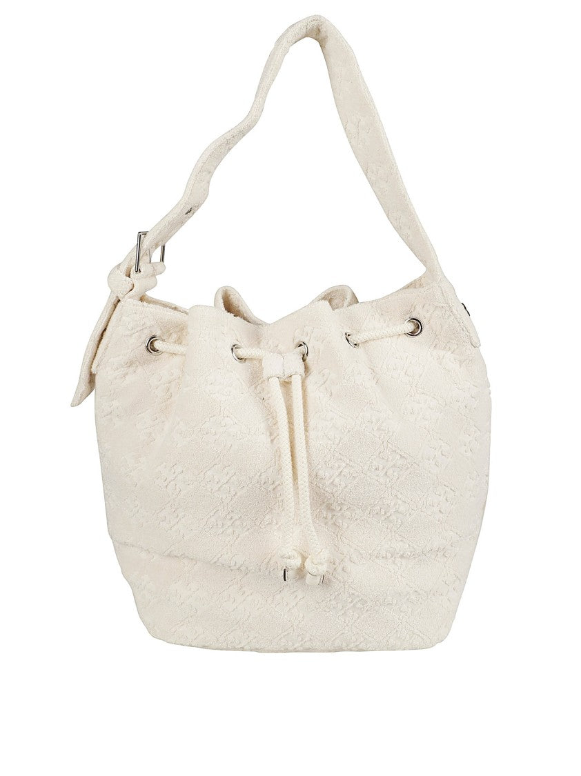 Large Textured Hobo Bag With Adjustable Handle