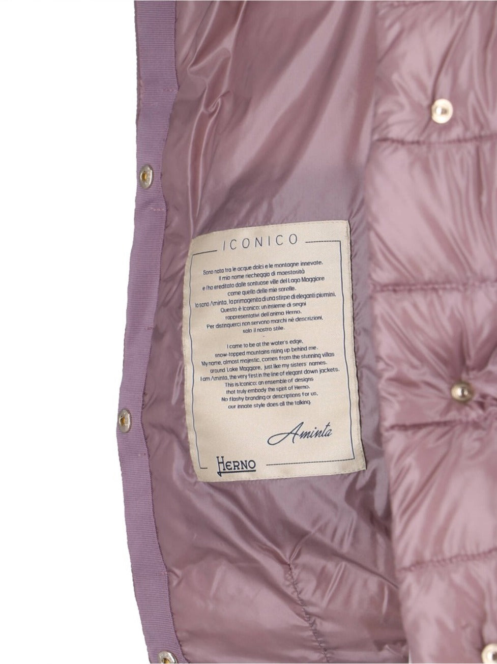 Aminta Puffer Jacket – Pink