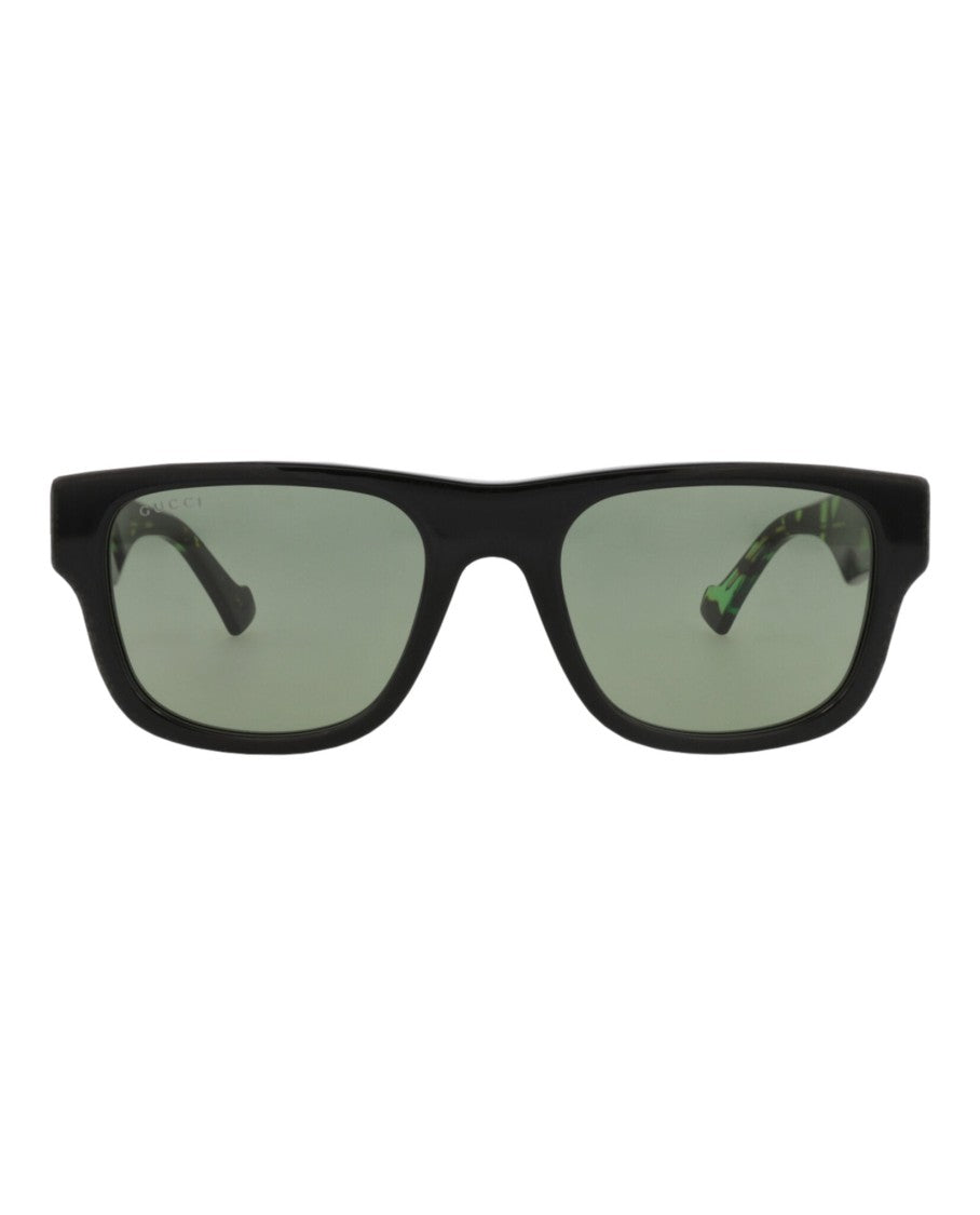 Square-Frame Recycled Acetate Sunglasses
