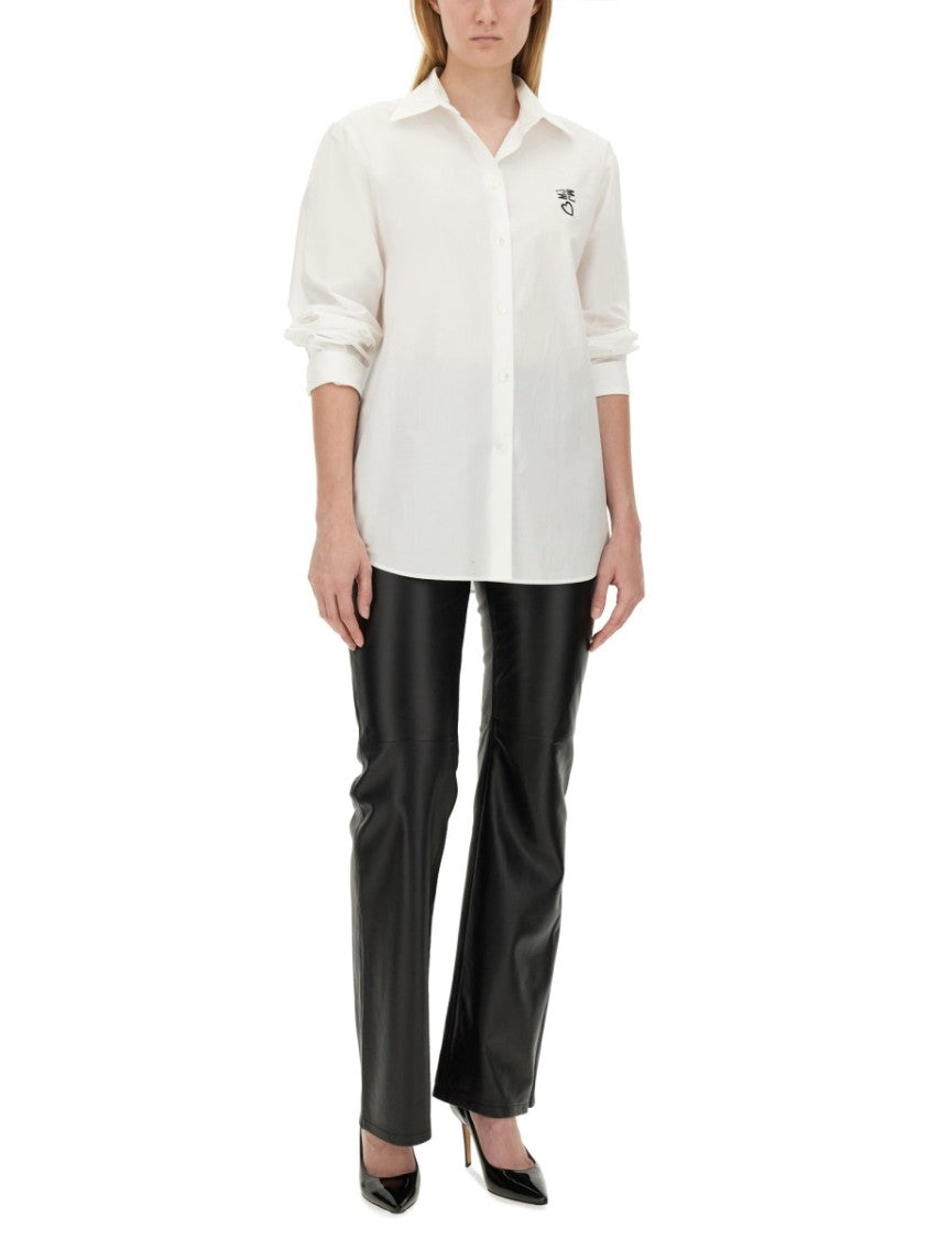 Structured White Cotton Shirt