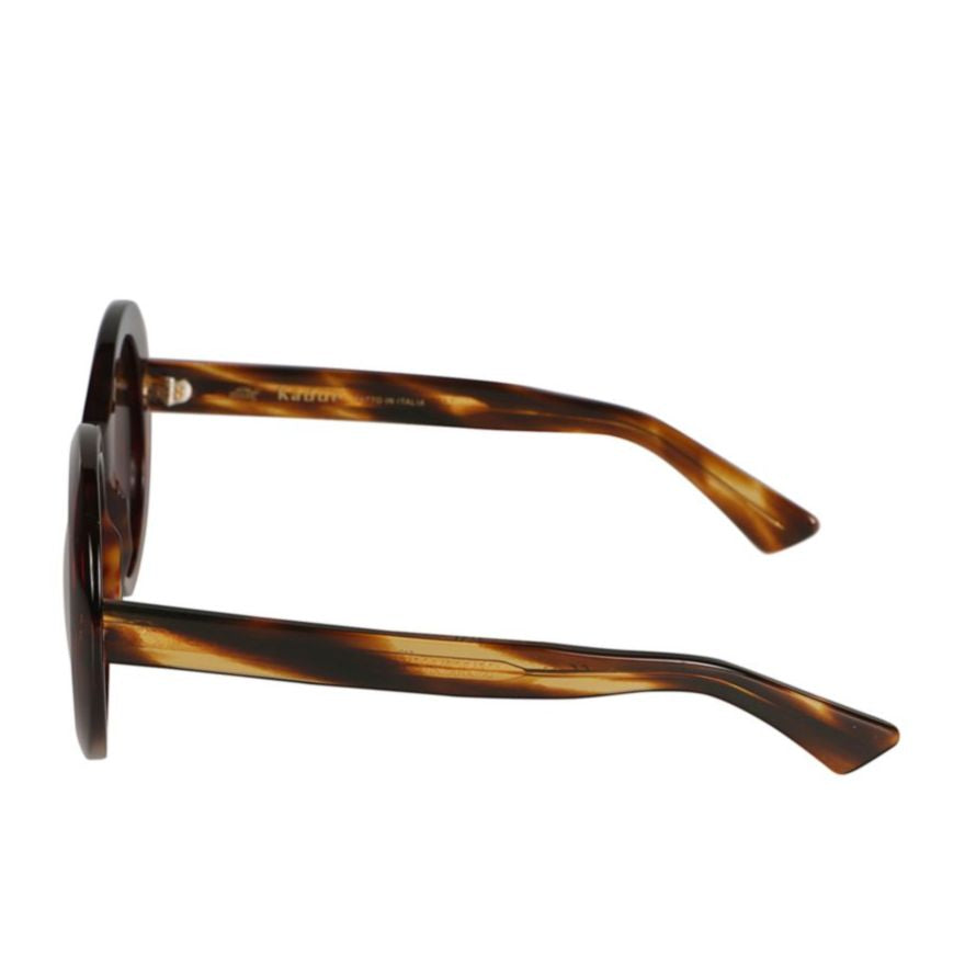 Audrey Tortoiseshell Pattern Round Frame Sunglasses