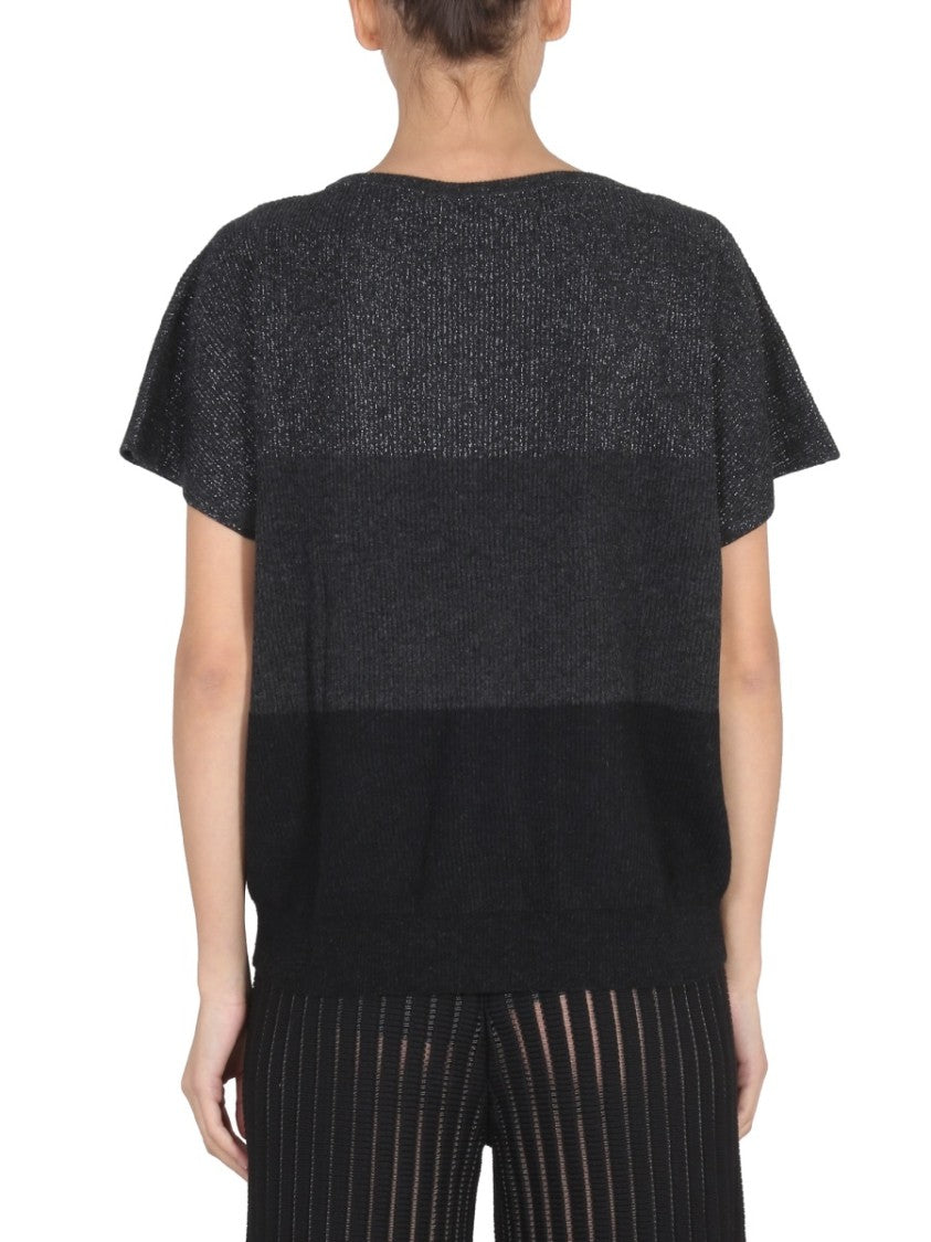 Color Block Knit Top