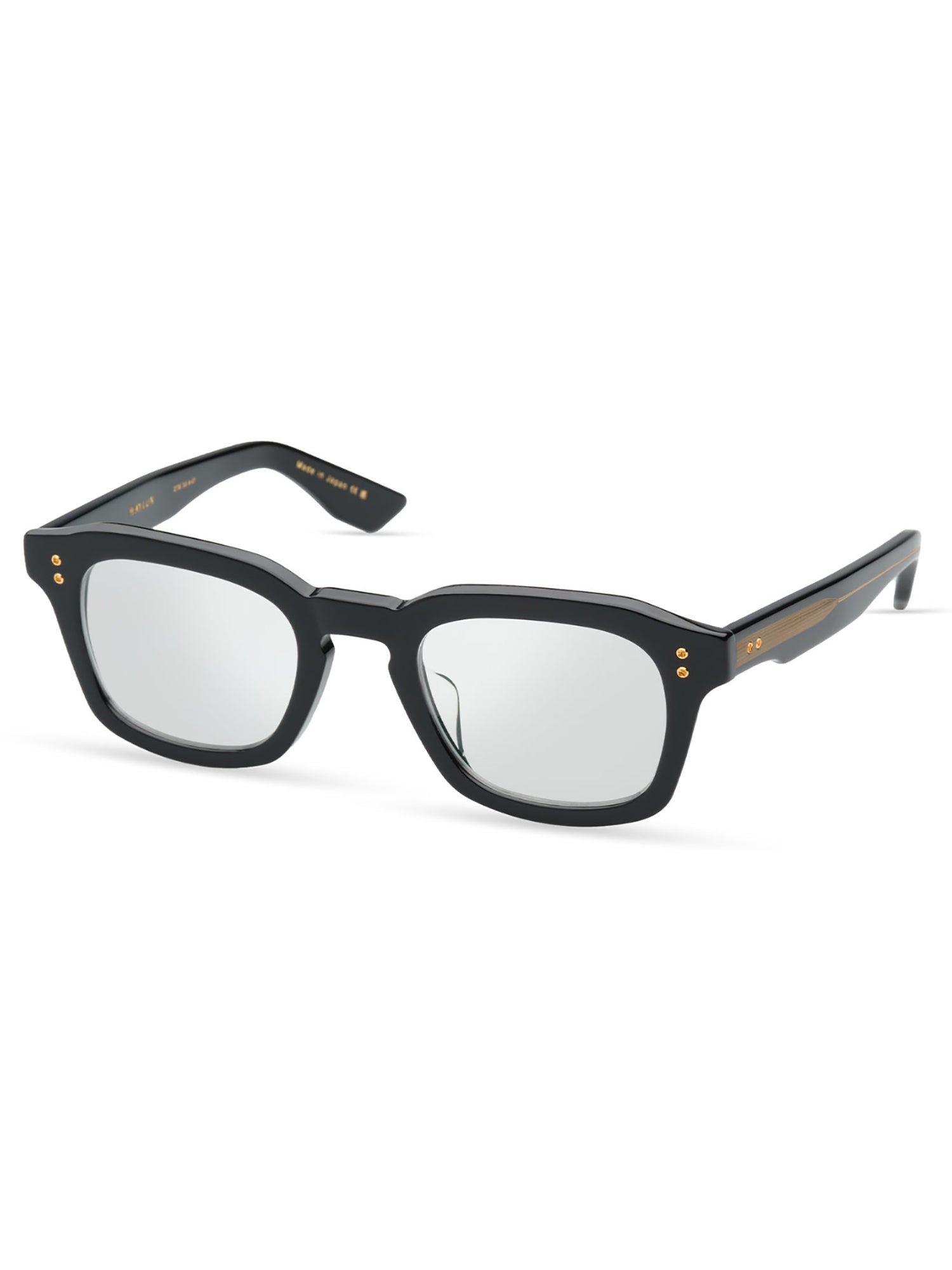 Rectangular Black Acetate Eyeglass Frames