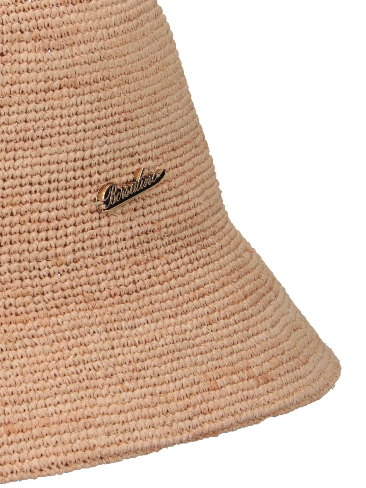 Beige Koko Cloche Woven Straw Hat