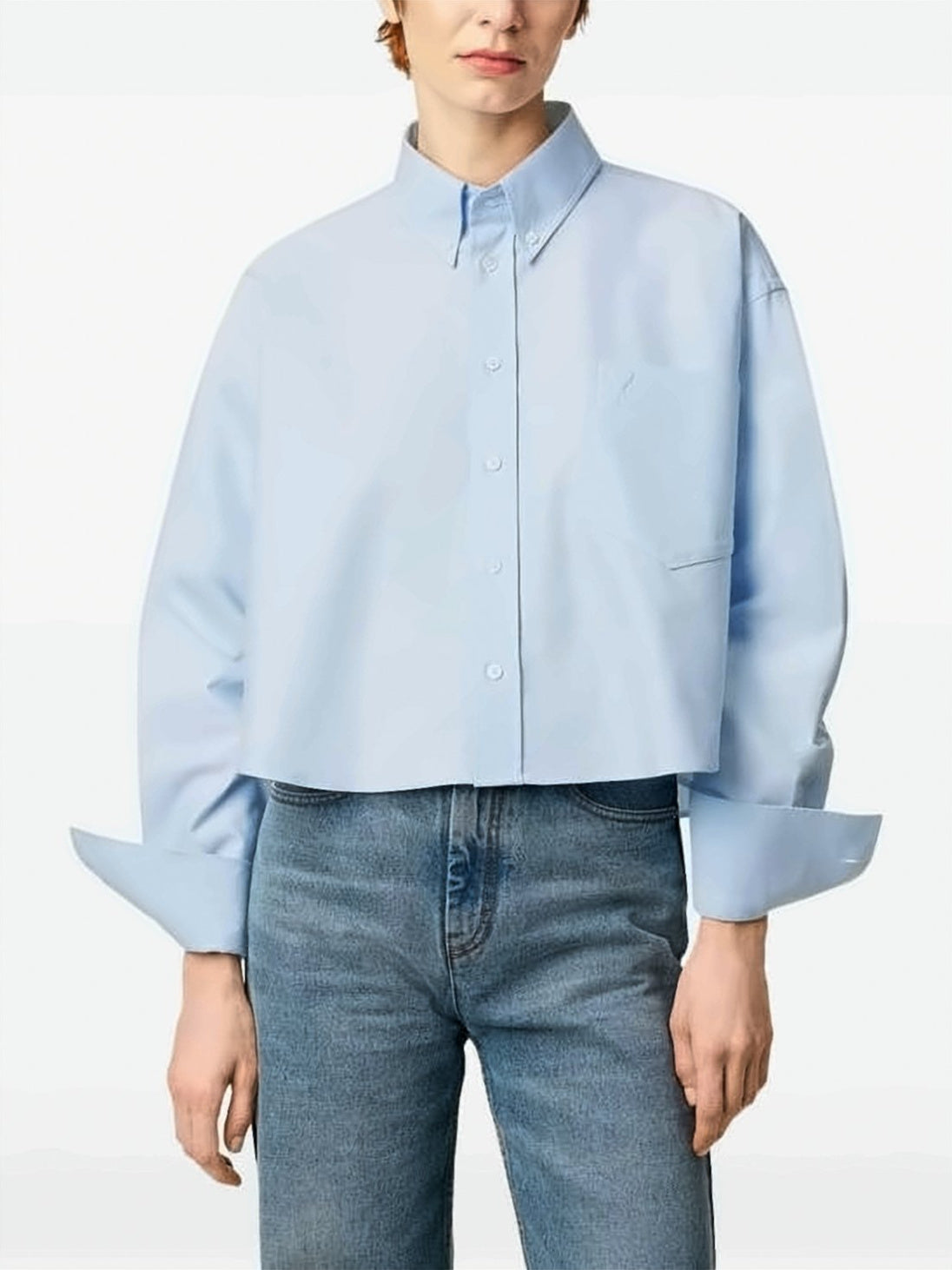 Cropped Oversized Shirt