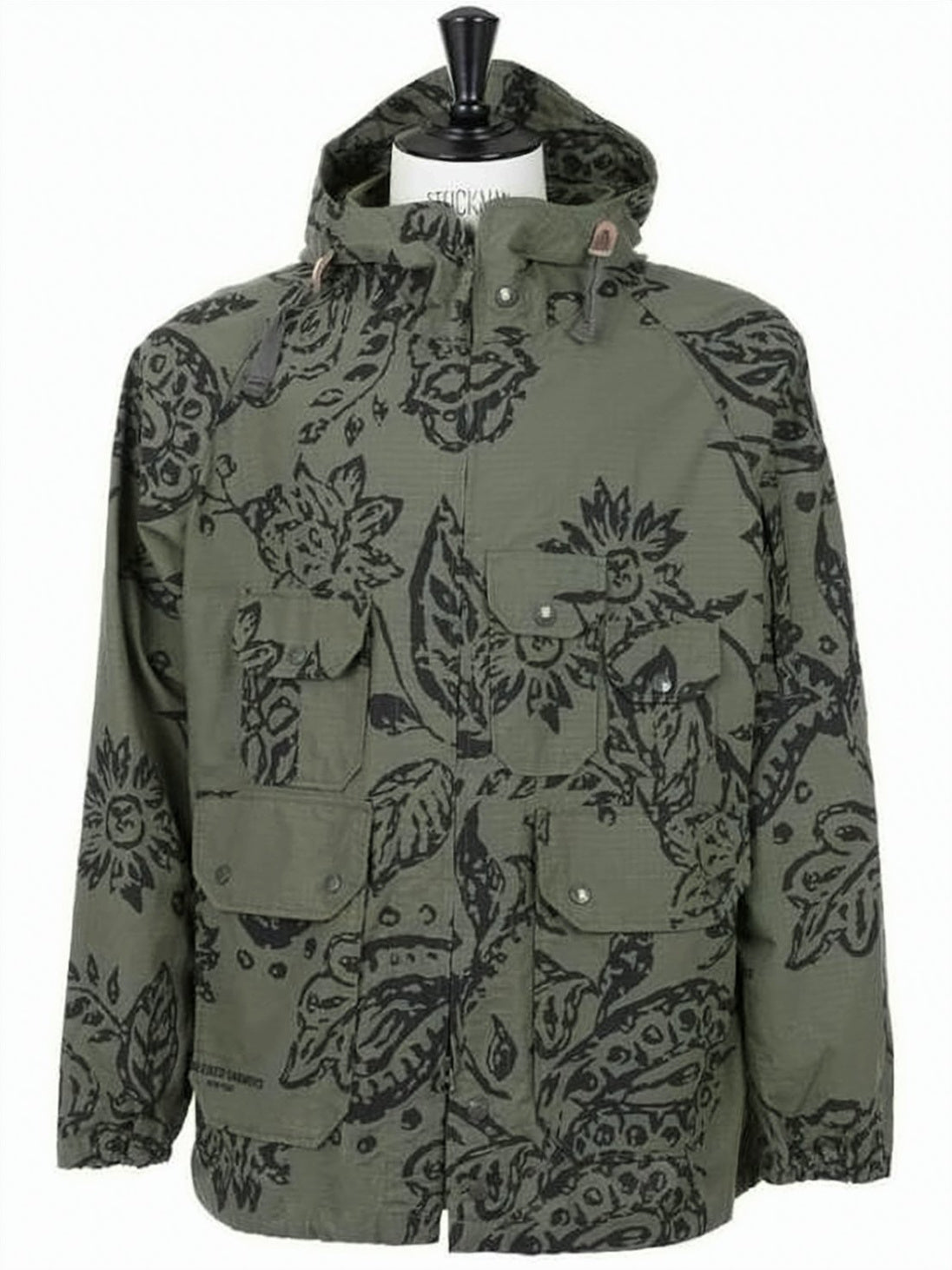Floral and Paisley Patterned Casual Jacket