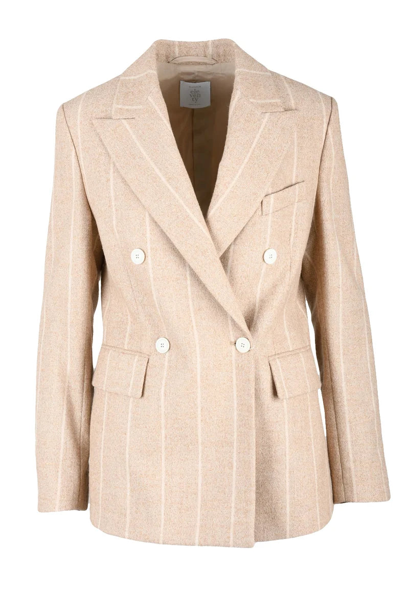 Double-Breasted Jacket - Beige