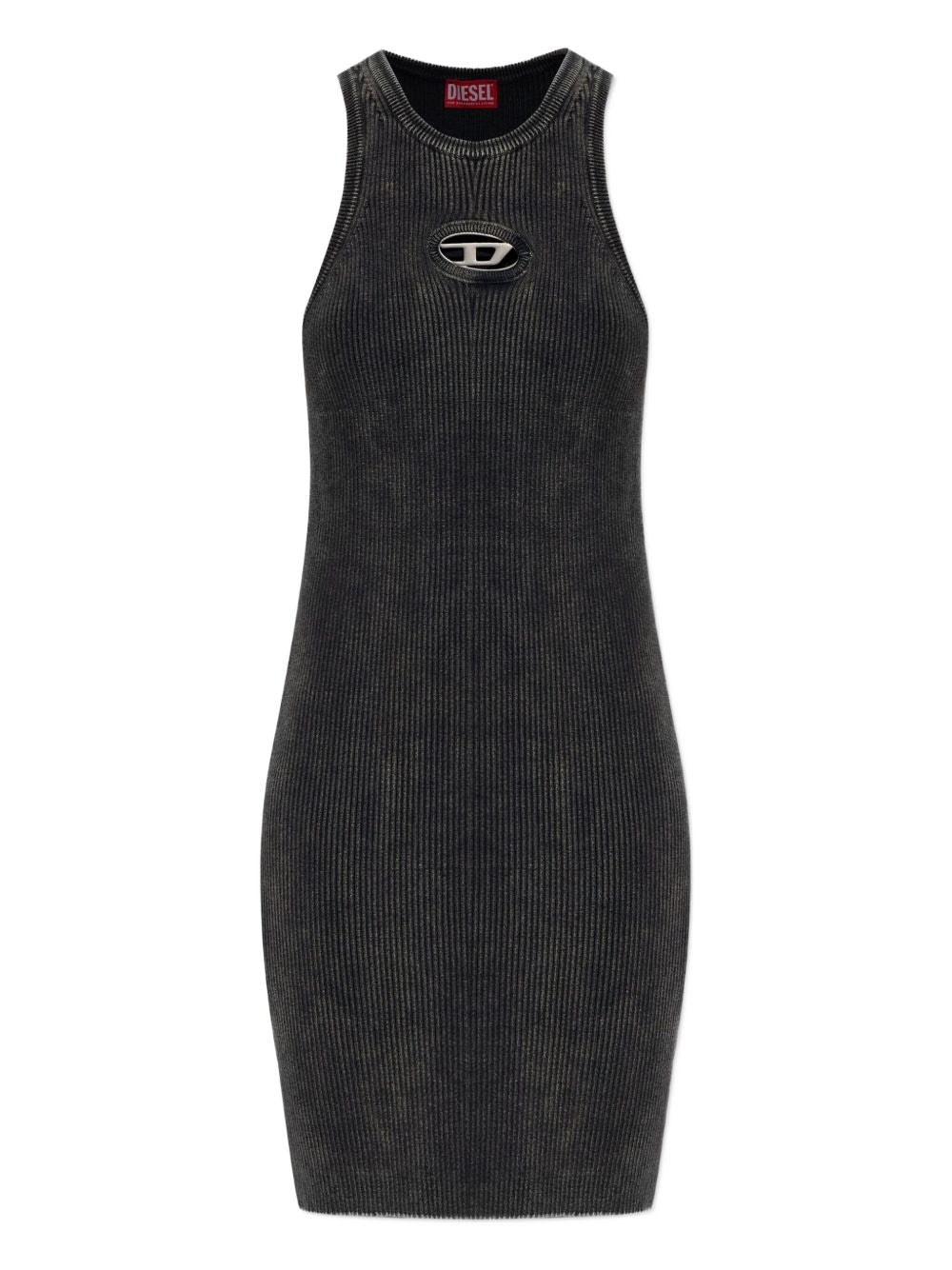 Sleeveless Ribbed Knit Dress