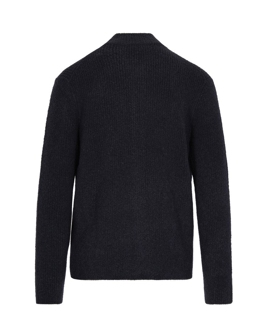 London Smoke Wool Cardigan