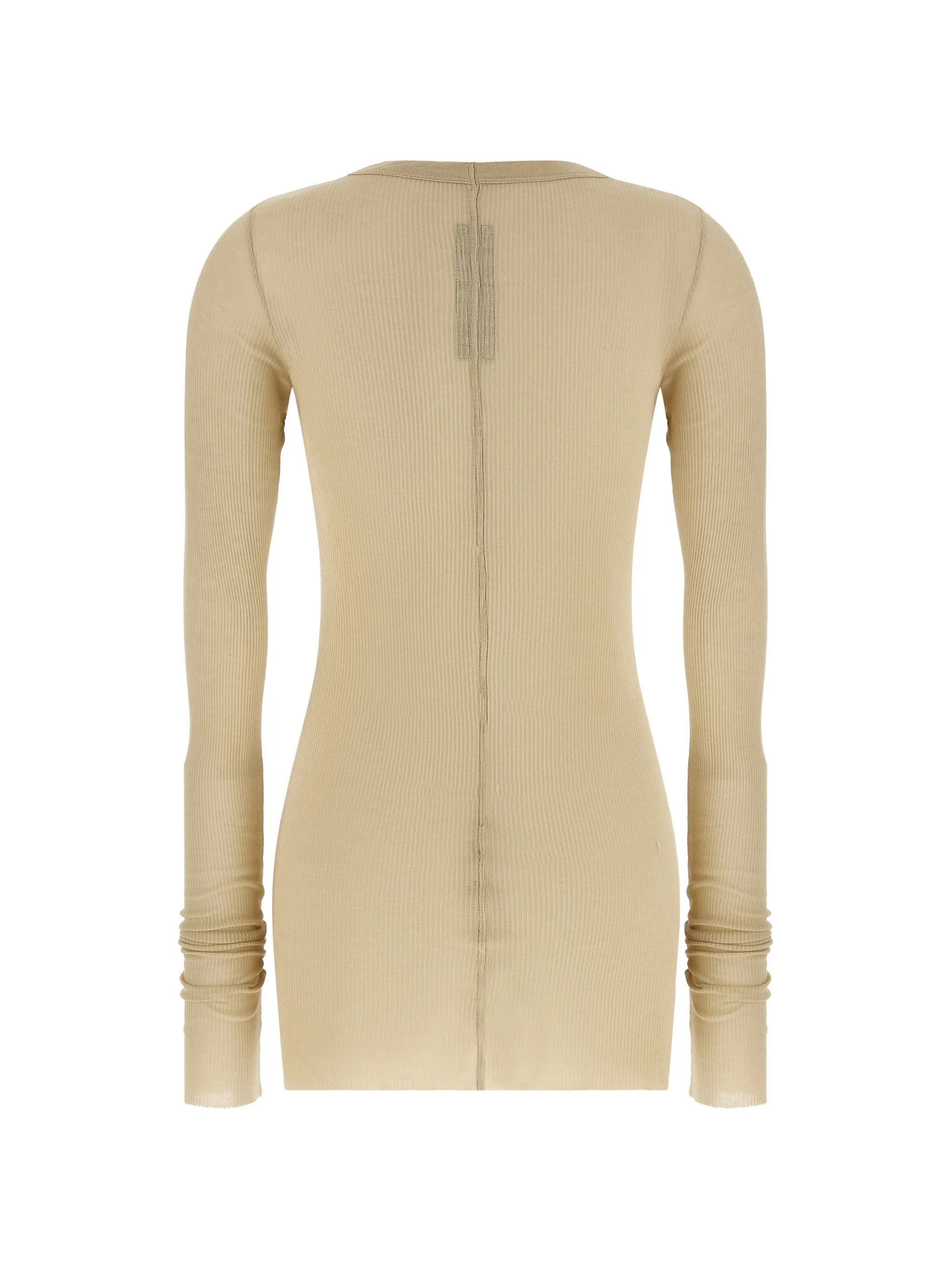 Rib Ls Fitted Ribbed Top