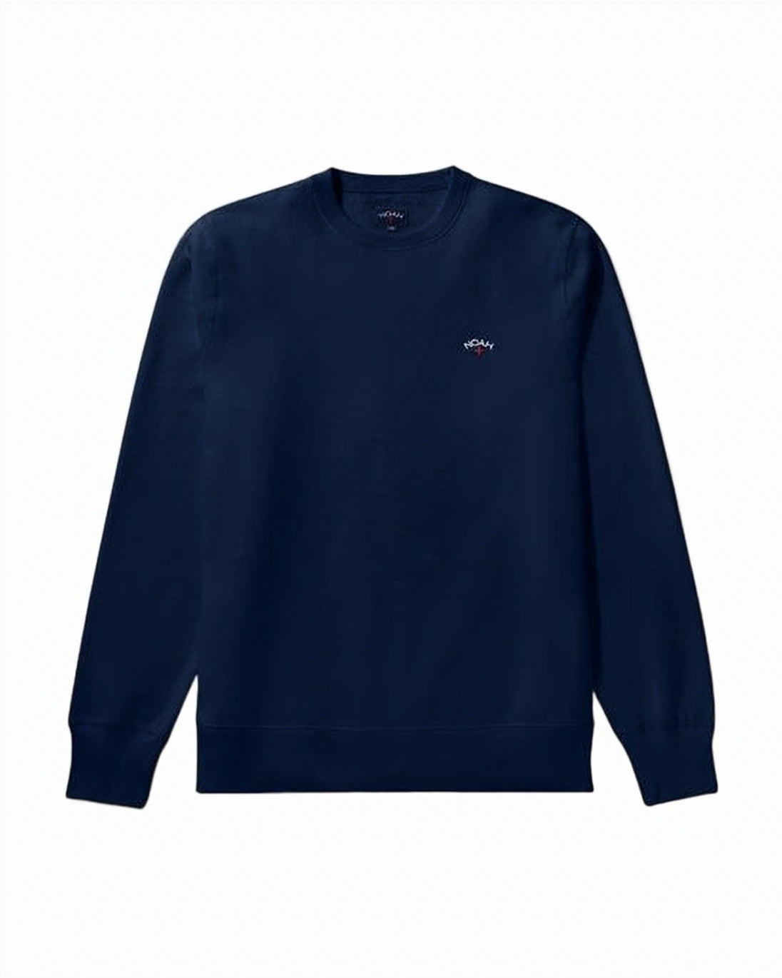 Long-Sleeve Crewneck Shirt with Embroidered Logo