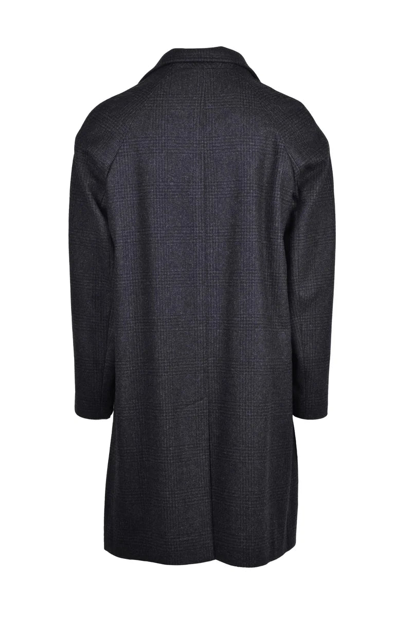 Tailored Grey Virgin Wool Coat