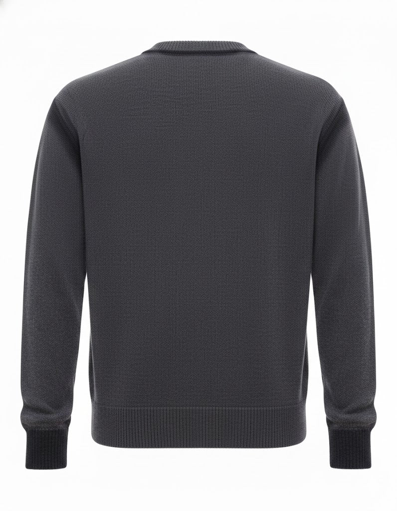 Black Airbrush Crewneck Sweater