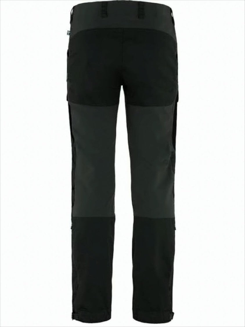 Two-Tone Straight Pants With Reinforced Panels And Functional Pockets