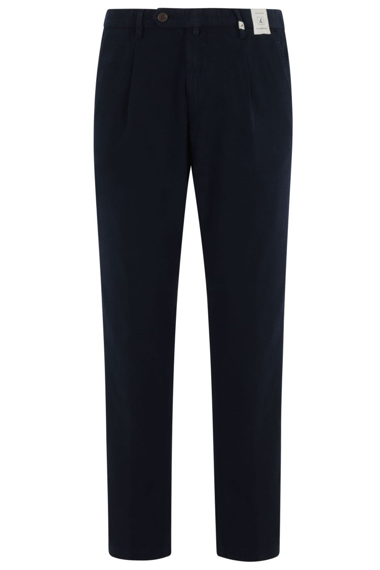 Washed Cashmere Gabardine Trousers