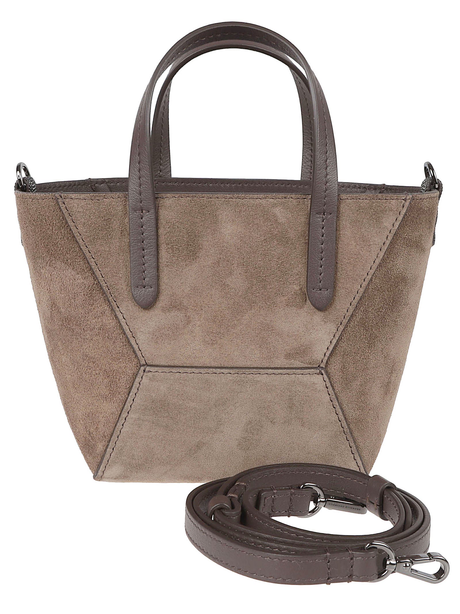 Compact Mini Suede Shoulder Bag