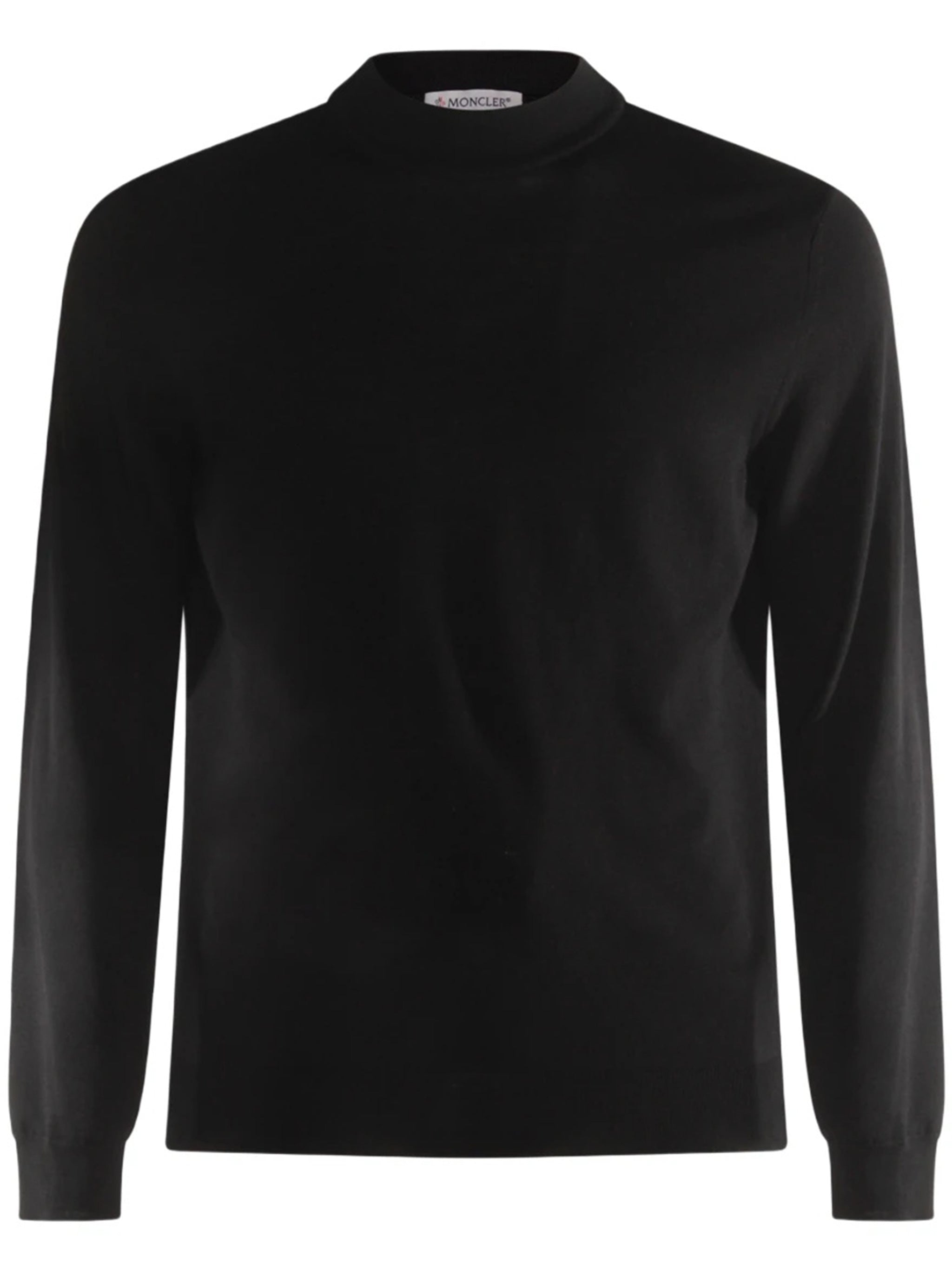 Black Lupetto Long-Sleeve Boxy Fit Pullover