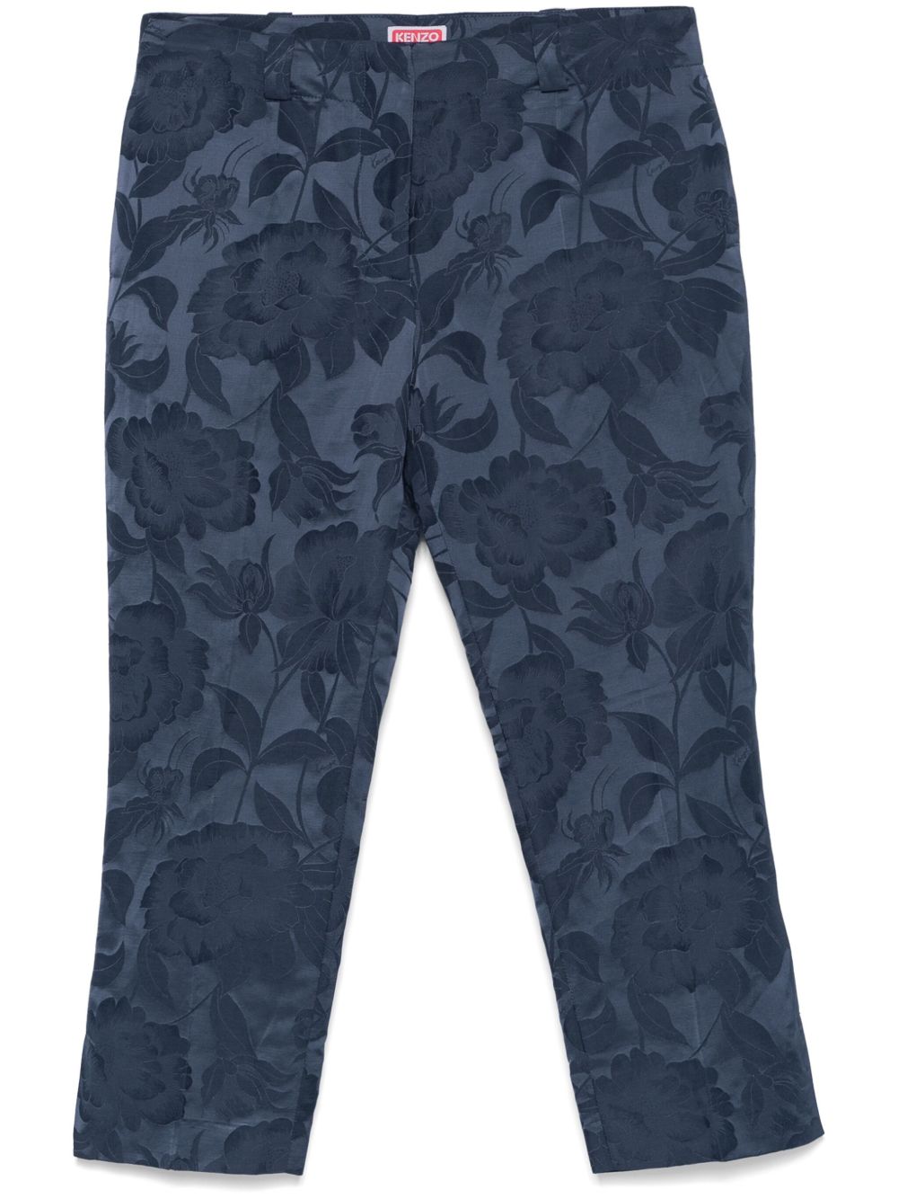 Cropped Indigo Blue Trousers