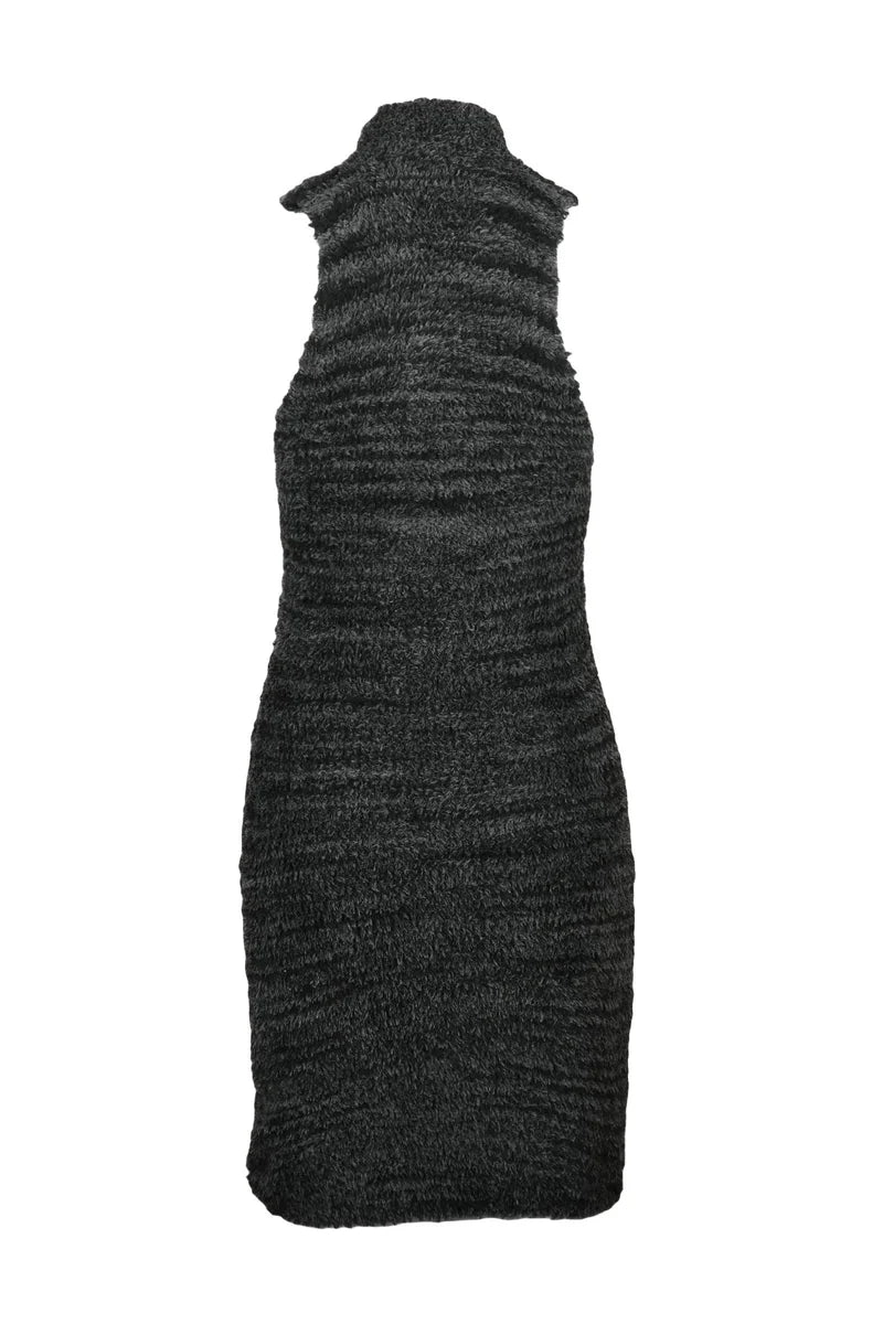 Sponge Midi Dress - Grey