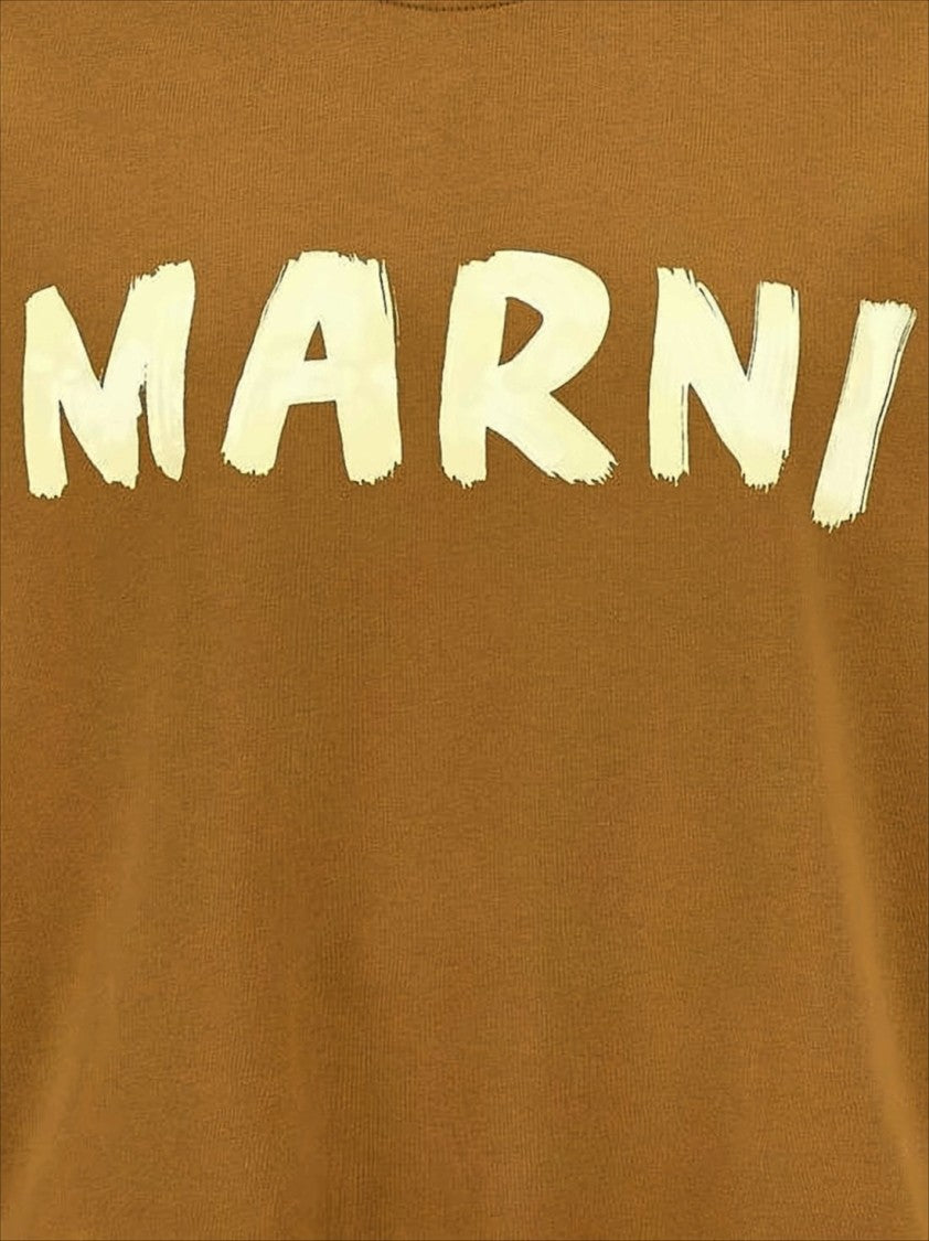 Long-Sleeve Cotton Sweatshirt with Brushstroke Detail
