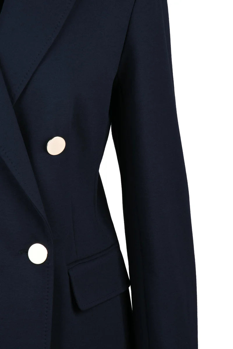 Lerici Double-Breasted Jacket - Navy Blue
