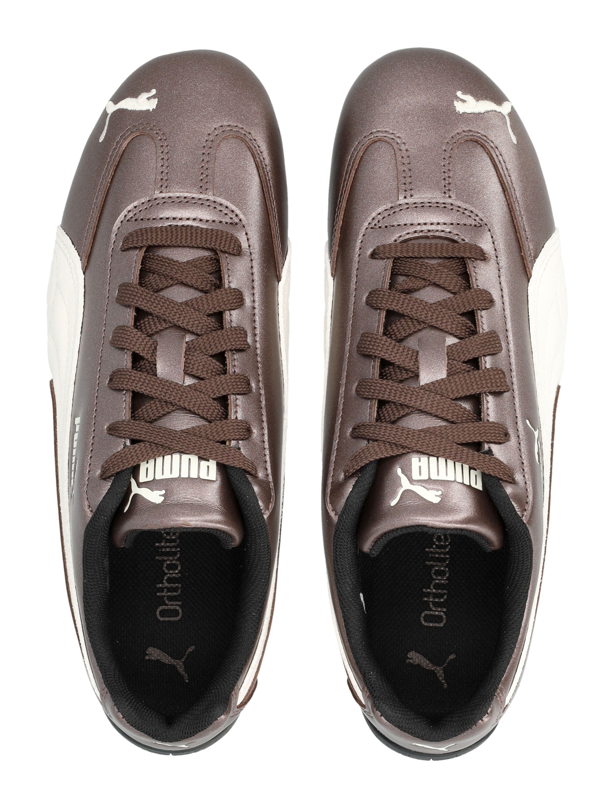 Speedcat Metallic Leather Sneakers
