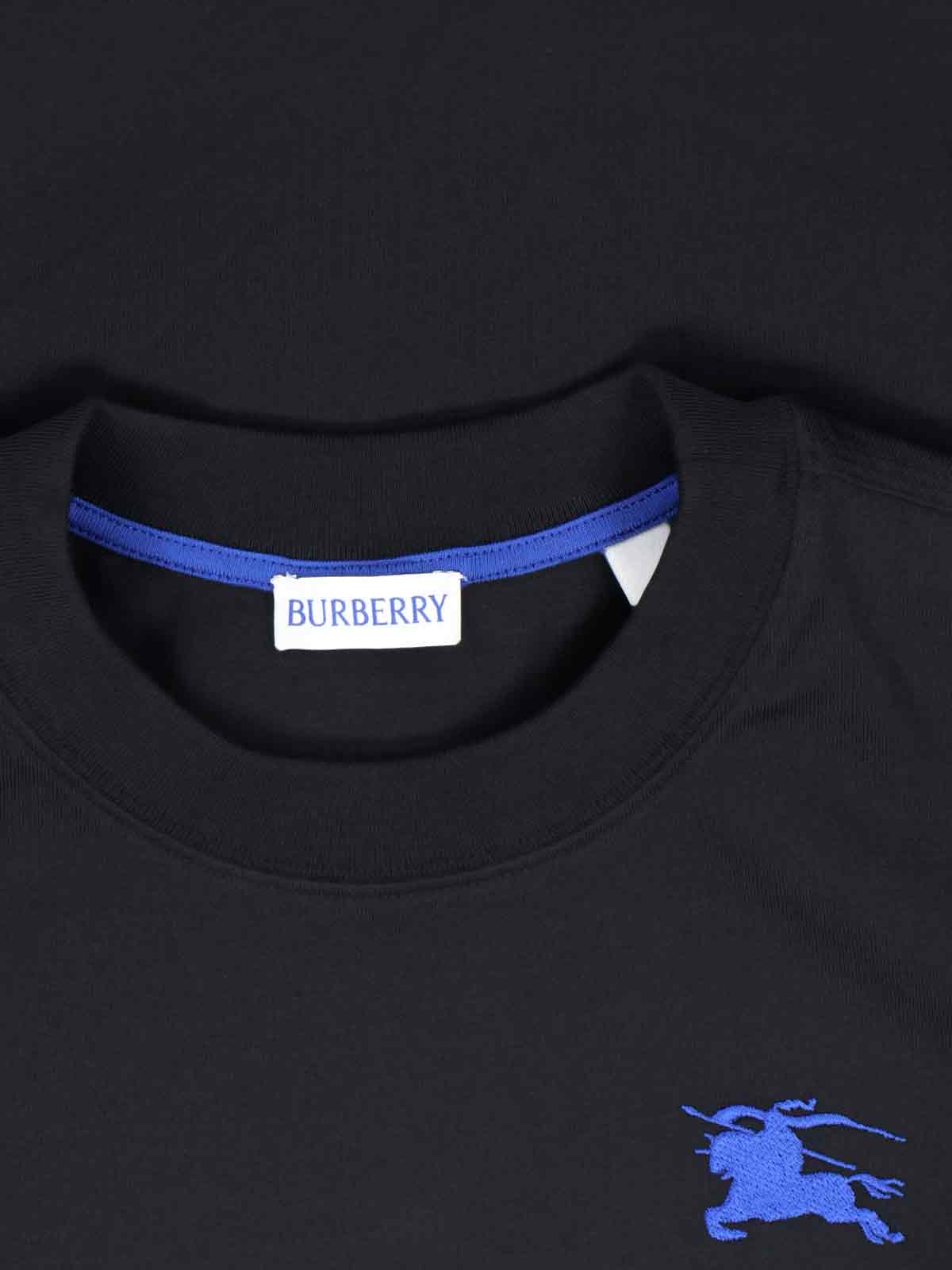 "Edk" T-Shirt, In Black Cotton