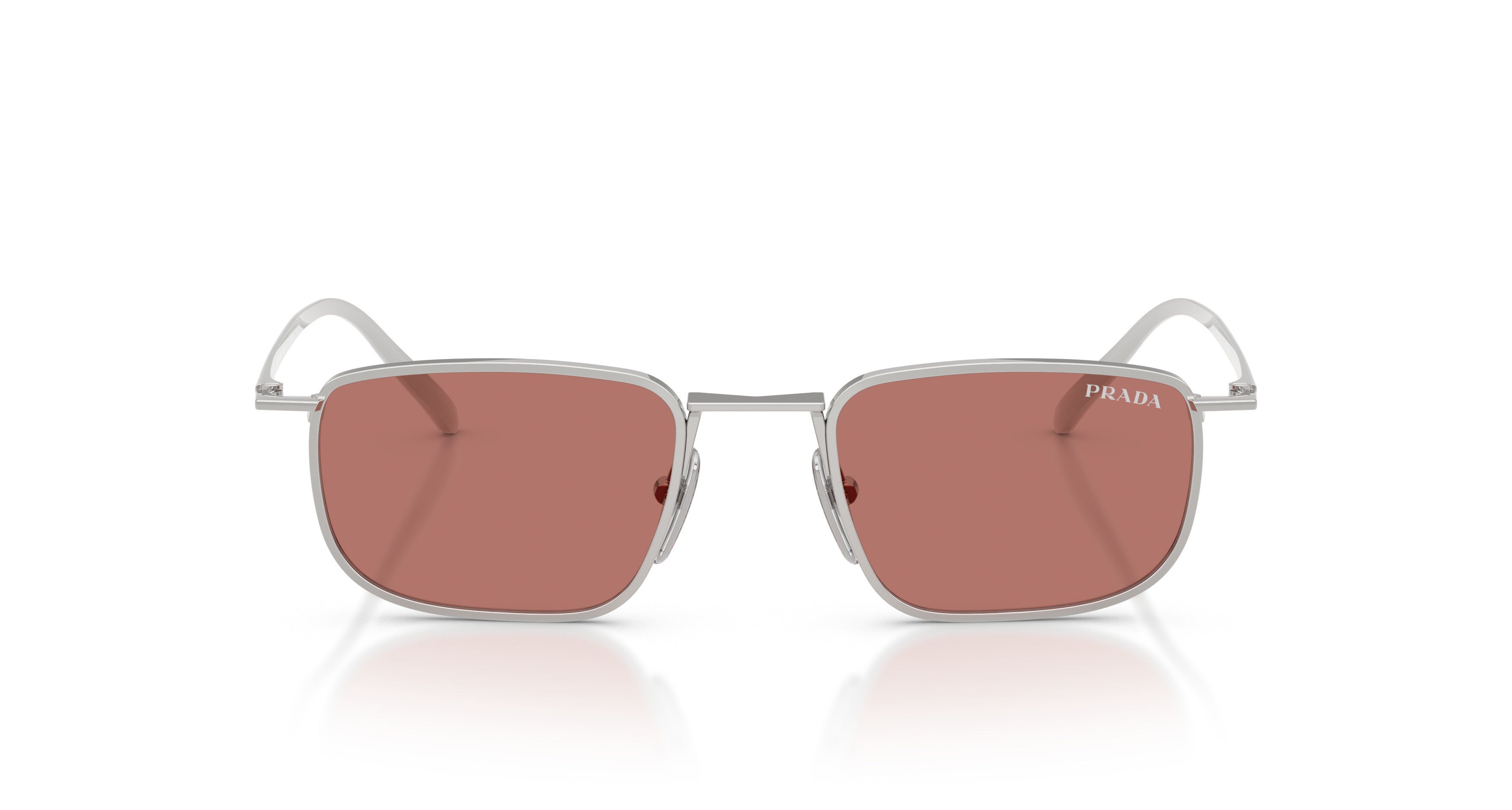 0pr D52s Square Rose-Tinted Sunglasses