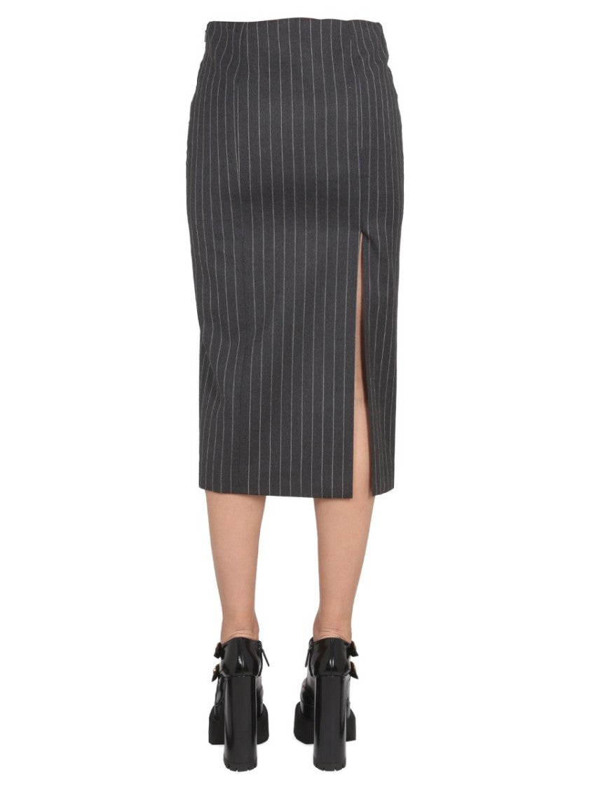 Tailored Black Pencil Skirt